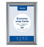 Europel Europel clicklijst Economy, lijst 25 mm, ft A5, zilver