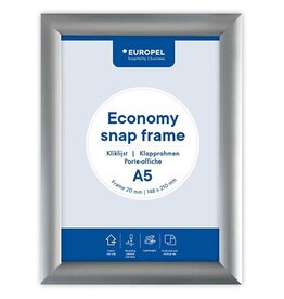 Europel Europel clicklijst Economy, 25 mm, ft A5, zilver