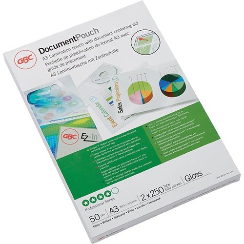 GBC GBC Document lamineerhoes ft A3, 500 micron (2 x 250 micron), pak van 50 stuks