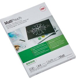 GBC GBC Matt lamineerhoes ft A4, 150 micron (2 x 75 micron), mat/glanzend, pak van 100 stuks
