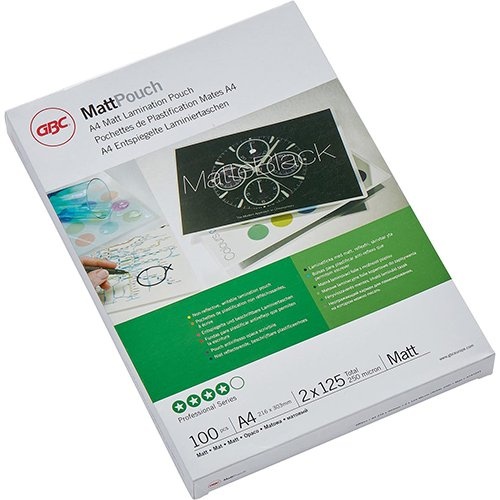 GBC GBC Matt lamineerhoes ft A4, 250 micron (2 x 125 micron), pak van 100 stuks
