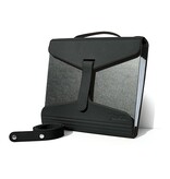 YAKA Yaka mappendrager, zwart leder