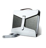 YAKA Yaka mappendrager, wit leder