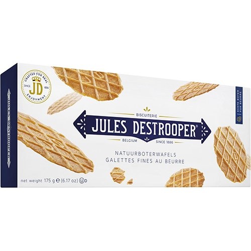 Jules Destrooper Jules Destrooper boterwafels, doos van 175 gram