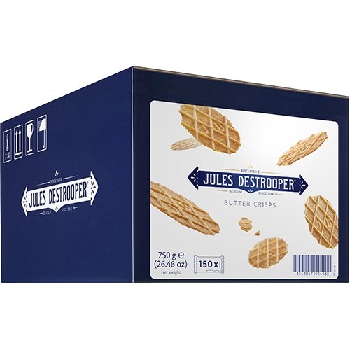 Jules Destrooper Jules Destrooper boterwafels, doos van 150 stuks