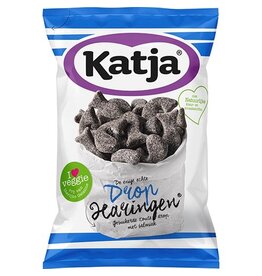 Katja Katja Drop Haringen, gesuikerde zoute drop met salmiak, 295g