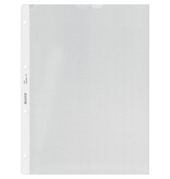 Leitz Leitz geperforeerde showtas Premium, ft A4, PP, copy safe, transparant, pak van 100 stuks