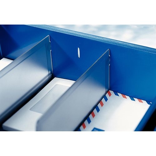 Leitz Leitz tussenschot voor Sorty brievenbak, transparant, pak van 2 stuks