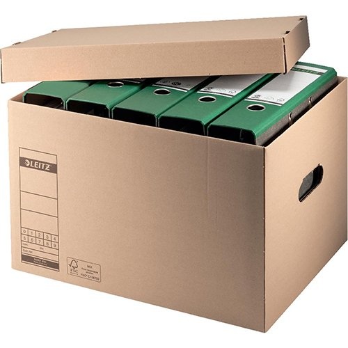 Leitz Leitz Premium archiefdoos met deksel, ft 33,5 x 28 x 44 cm, bruin