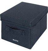 Leitz Leitz stoffen opbergdoos, small, grijs, set van 2 stuks