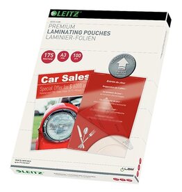 Leitz Leitz UDT lamineerhoes ft A3, 350 micron, 100 st.