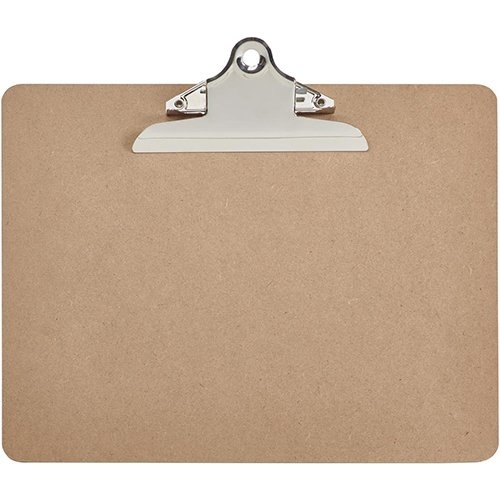 Maul MAUL klemplaat Classic, hardboard karton, A4 liggend, bruin