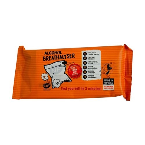 Merkloos Alcoholtest, eenmalig gebruik