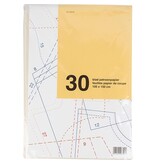 Merkloos Patroonpapier, ft 100 x 150 cm, pak van 30 vel