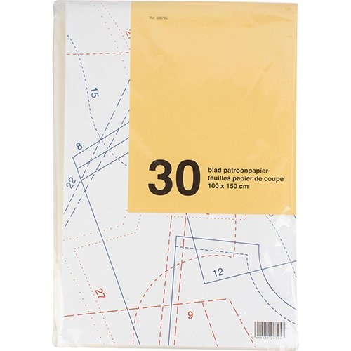 Merkloos Patroonpapier, ft 100 x 150 cm, pak van 30 vel