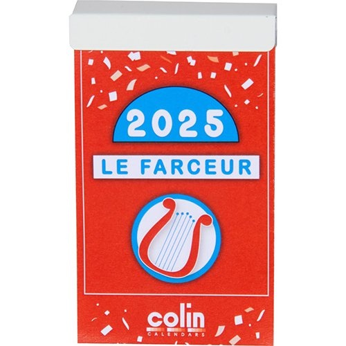 Merkloos Dagblokkalender Le Farceur François Pirette 2026
