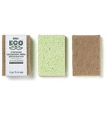 Mr. Eco Mr. Eco schuurspons ft 9,8 x 6,8 x 2 cm, krasbestendig, pak van 2 stuks