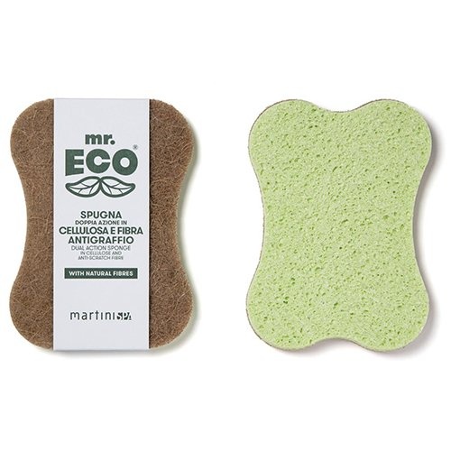 Mr. Eco Mr. Eco schuurspons ft 18,5 x 13 x 1,5 cm, cellulose/antikras