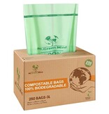 Mr. Green Mind Mr. Green Mind vuilniszakken Bio, 2-3 liter, groen, doos van 250 stuks