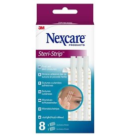 Nexcare 3M Nexcare wondsluitstrips, geassorteerde afmetingen, 8 st.