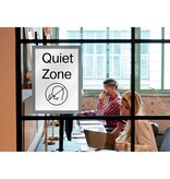 Nobo Nobo zelfklevend magnetisch kader A4, zilver, pak van 2 stuks