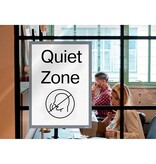 Nobo Nobo zelfklevend magnetisch kader A3, zilver, pak van 2 stuks