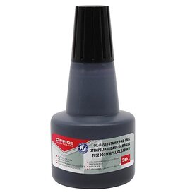 Office Products OFFICE products stempelinkt, oliebasis, flesje van 30 ml, zwart