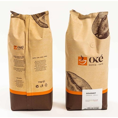 OKE Koffie Oké koffie, gemalen, zak van 1 kg, Gourmet