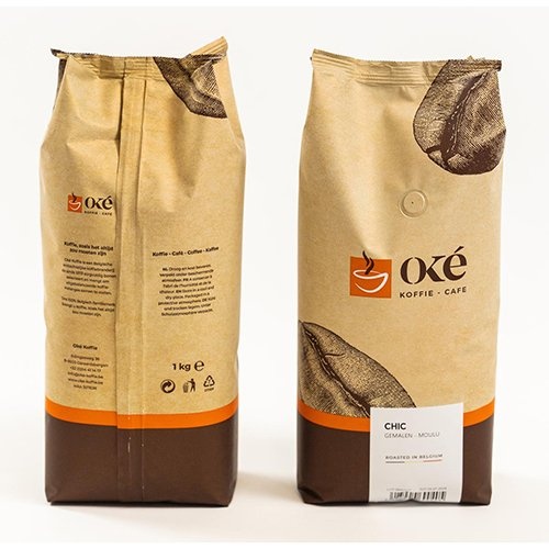 OKE Koffie Oké koffie, gemalen, zak van 1 kg, Chic