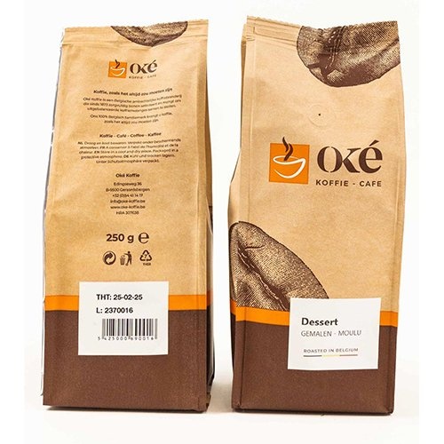 OKE Koffie Oké koffie, gemalen, pak van 250 g, Dessert