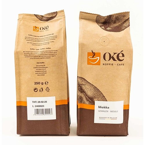 OKE Koffie Oké koffie, gemalen, pak van 250 g, Mokka
