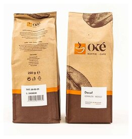 OKE Koffie Oké koffie, gemalen, pak van 250 g, Deca