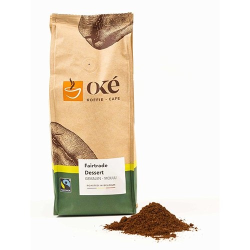 OKE Koffie Oké koffie, gemalen, pak van 250 g, Fairtrade Dessert