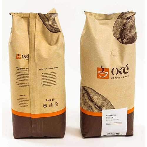 OKE Koffie Oké koffiebonen, zak van 1 kg, Espresso Select