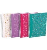 Oxford Oxford Floral hardcover spiraalschrift, ft A5, 60 vel, gelijnd, 3 geassorteerde designs