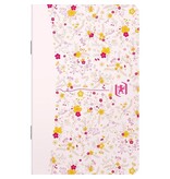 Oxford Oxford Floral softcover notitieblok, ft 9 x 14 cm, 30 vel, gelijnd, 4 geassorteerde designs