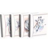 Oxford Oxford Boho Chic spiraalblok, ft A5, 120 bladzijden, gelijnd, geassorteerde kleuren