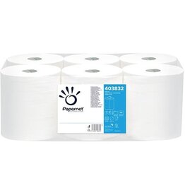 Papernet Papernet papieren handdoeken Maxi Centerfeed, 6 rollen