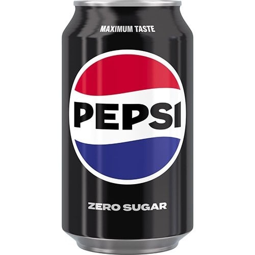 Pepsi Pepsi Zero Sugar frisdrank, blik van 33 cl, pak van 24 stuks