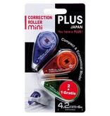 Plus Plus mini correctieroller, 2 + 1 gratis, op blister