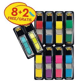 Post-It Index Post-It index, pak van 10 stuks (8 + 2 GRATIS)