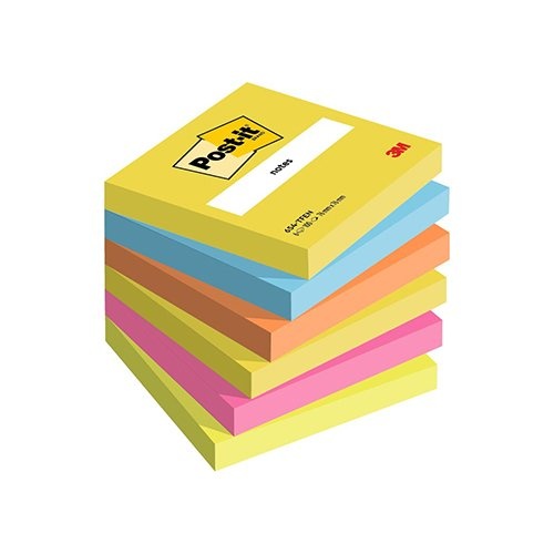 Post-It Notes Post-it Notes Vitaliteit, ft 76 x 76 mm, pak van 6 blokken