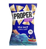 Proper Proper lentil chips Sea Salt, zak van 20 g — levering per 24