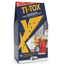 Riem Riem Ti-Tox fruitvliegenval 1 val + 3 navullingen