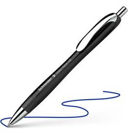 Schneider Schneider balpen Slider Rave, extra breed, blauwe inkt, zwart