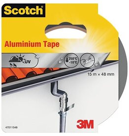 Scotch Scotch reparatieplakband aluminium, blisterverpakking [6st]