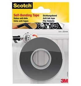 Scotch Scotch reparatieplakband anti-lek, ft 25 mm x 3 m, zwart, blisterverpakking