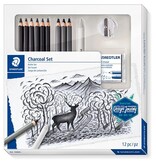 Staedtler Staedtler Charcoal Set, set van 12 stuks