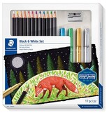 Staedtler Staedtler Black & White Set, set van 17 stuks