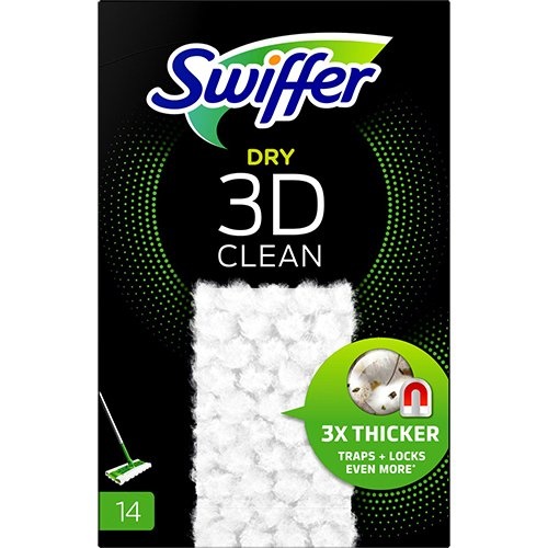 Swiffer Swiffer Dry 3D Clean navulling, pak van 14 stuks